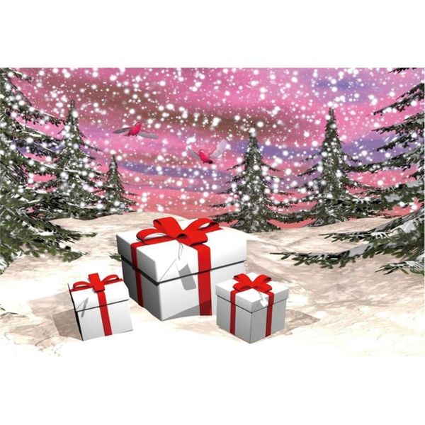

party decoration christmas decor backdrop holiday winter snowflake gift box background pography studio props home wall art