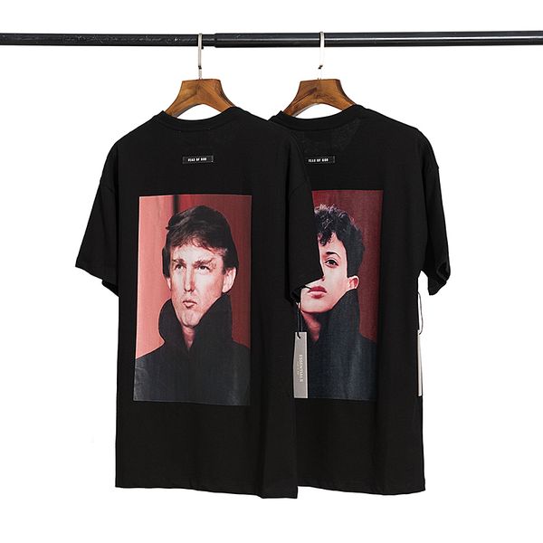

summer 2021 style essentials kh20 reflective t-shirt men women couple cotton tee oversized hip-hop high street fog t shirt, White;black