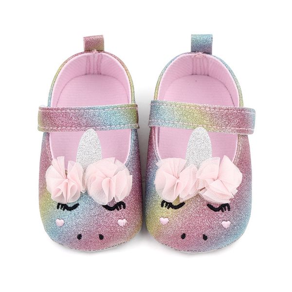 

Baby Shoes Fashion Sequins First Walkers Soft Soles Newborn Infant Girl Princess Shoes, Silver