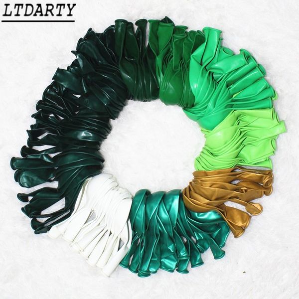 

green balloon garland latex balloon arch safari jungle party wild one birthday party decoration children baby shower