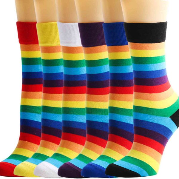 

men's women's stockings, striped rainbow, homosexuality,, Black;white