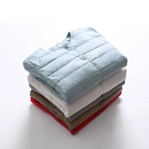 

2021 ultra-thin ultra light brand down et women's short weight winter, Black