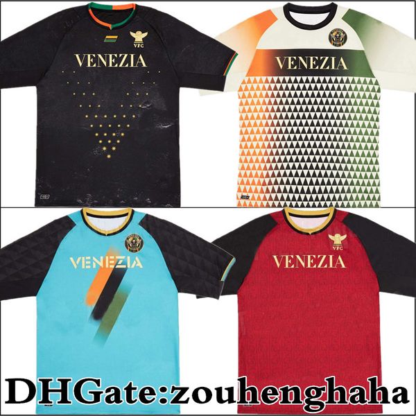 

venezia fc aramu busio soccer jersey third 2021 22 ampadu forte mazzocchi maillots de foot okereke henry caldara fiordilino peretz haps cecc, Black;yellow