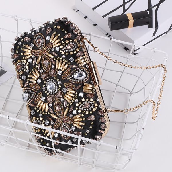 

fashion evening bag diansheng's diamond inlaid dinner package
