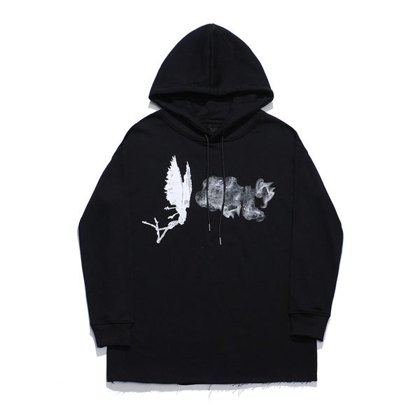 

21ss men hoodie hip hop mens streetwear letter hoodie mens women hoodies skateboards hoodie pullover sweatshirt size s-2xl, Black