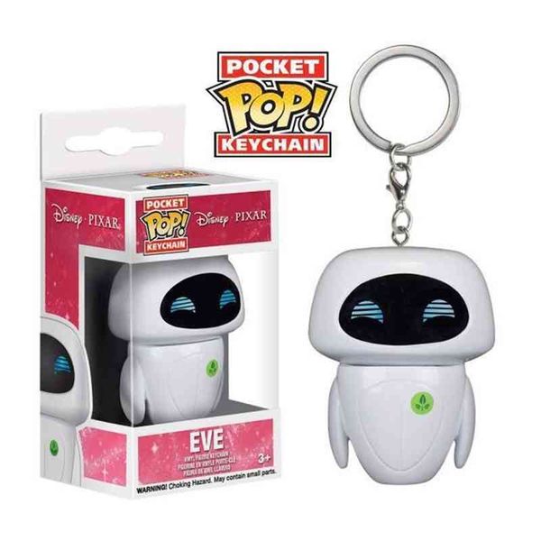 

funko pop robot mobilization eva eve key chain pendant