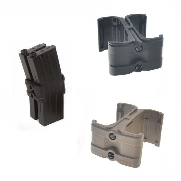 

tactical helmets magazine parallel connector mag coupler clip black mud color with wrench for hunting accessories