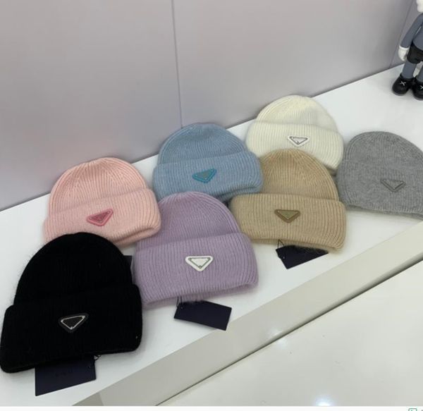 Designer de lã malha Beanie Crânio Tampão Para Mulheres e Homens Luxo 2021 Inverno New Mens Quente Knit Caps Ski Hats Máscaras Equipadas Unisex Amantes Casuais Dos Bebedores Ao Ar Livre
