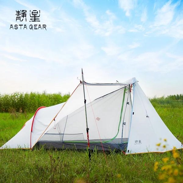 

tunnel tower tent 1 person 3 season 15d ul camping large pyramid tourism hidden mountain tents and shelters