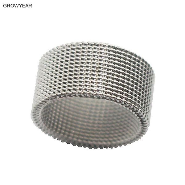 

wedding rings tiny stainless steel chain ring women men silver color fashion jewelry size 7 9 11 10 6 8, Slivery;golden