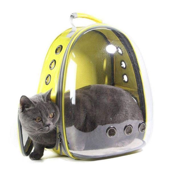 

cat carriers,crates & houses -portable pet/cat/dog/puppy backpack carrier bubble, space design 360 degree sightseeing rucksac