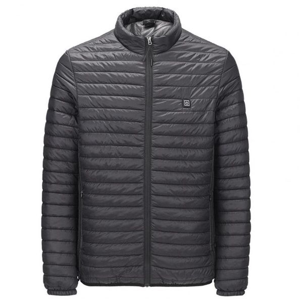 

men women heated coat winter usb charging electric warm thick outdoor jacket men's jackets, Black;brown