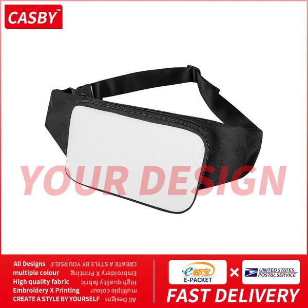 

simple fanny packs casual all-match custom graphic solid color belt pouch fashion personalized design waist bags z duffel