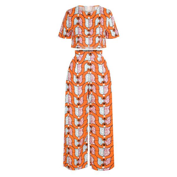 

ethnic clothing womens african print and long pants set 2 pieces outfit traditional casual outfits attire party dresses women, Red