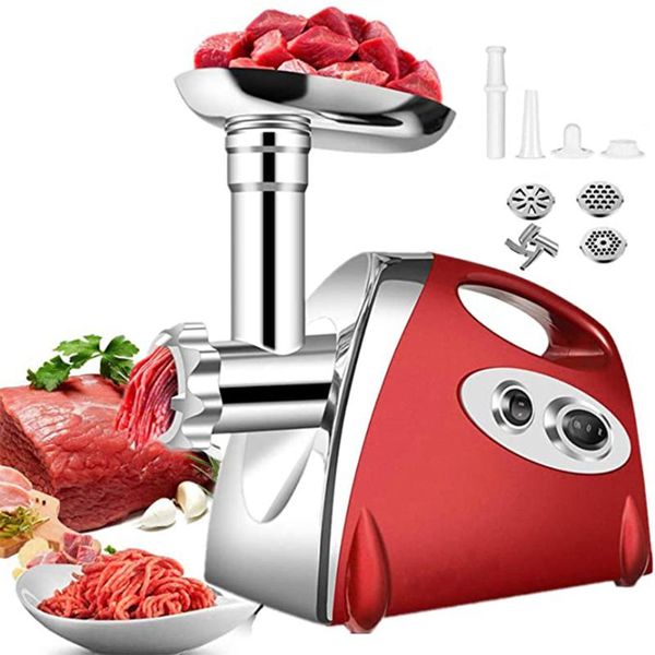 

meat grinders 2800w electric heavy duty grinder kitchen mincer sausage stuffer maker processor slicer