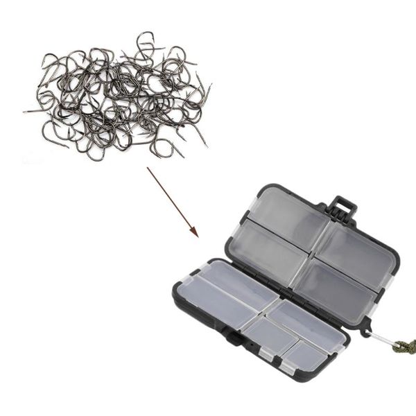 

72 35mm fishing tackle boxes accessories case fish lure bait hooks tool for storing swivels lures
