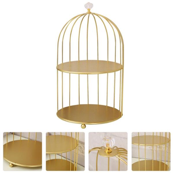 

1pc 2-layers cosmetics storage rack creative deskcake stand for home other decor