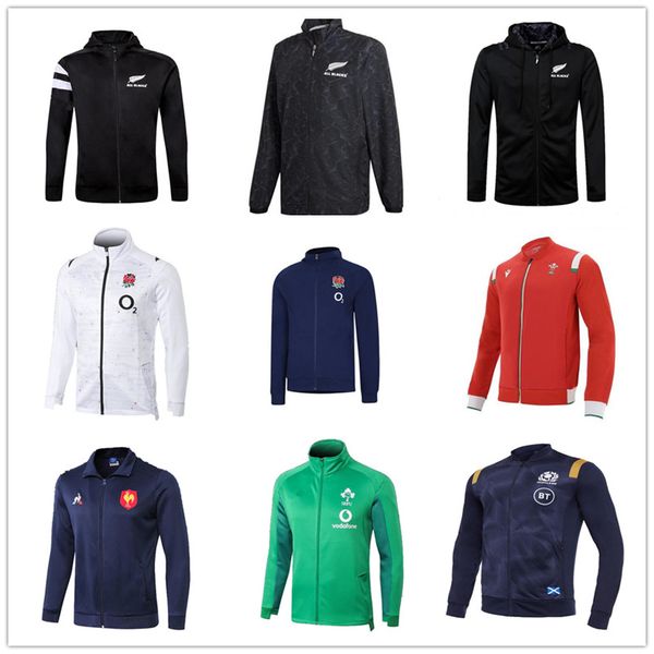 

2020 2021 wales jacket rugby scotland south aicfra jacket jersey rugby jacket jersey all black welsh training jerseys, Black;gray