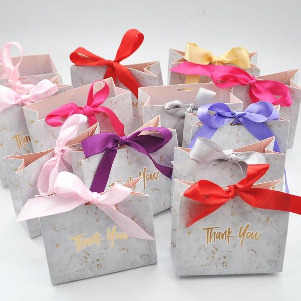 

false eyelashes 50/pack wholesale creative mini marble gift bag for party packaging chocolate paper package favours candy boxes