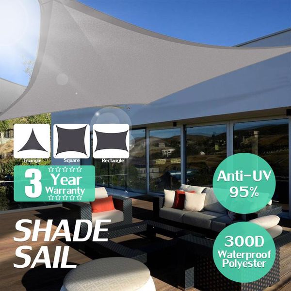

oxford farbic black rectangle 2x3/2x4m retractable sun shade shelter garden awning canopy sunshade tents and shelters