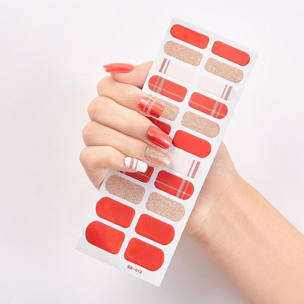 

tips/sheet solid color and striped manicure nail wraps diy minimalist design colorful stickers nails art decoration & decals, Black
