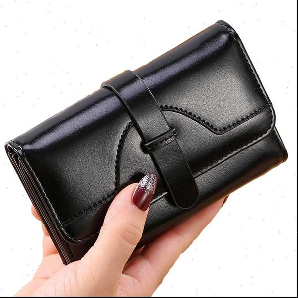 

fashion female wallet genuine leather women rfid blocking business credit card holder clutch money bag purse woman, Red;black