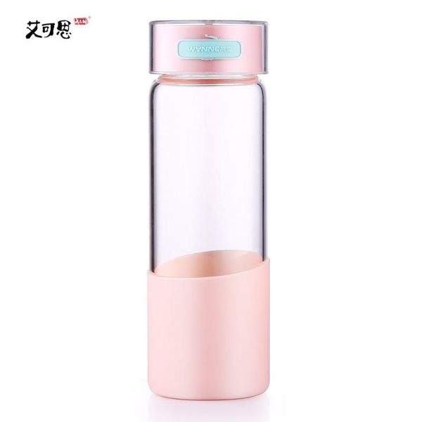 

water bottles 500ml glass bottle drinking tumbler with lid leak proof brief my for hiking self-driving travel x&w