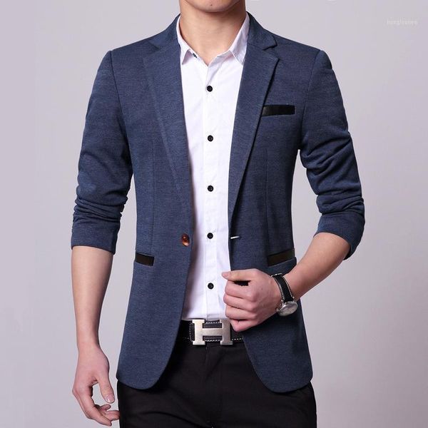 

men's suits & blazers casual suit korean slim fit small black coat, White;black