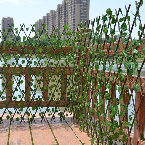

fencing, trellis & gates garden plant climb extension type buildings anticorrosive wood pull net wall fence home decoration