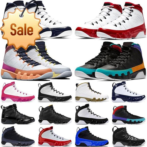 

men basketball shoes jumpman 9s 9 change the world university blue gold gym red racer bred dream do it mens trainers sports sneakers