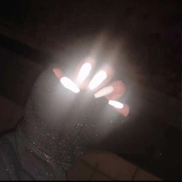 

nail glitter nails powder reflect sparkle in night ultra-fine dust, Silver;gold
