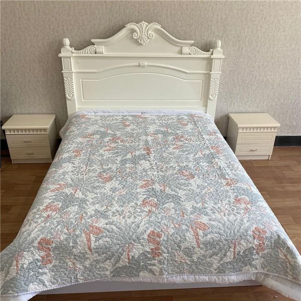 

comforters & sets cotton quilted double bed cover thickened with summer cool quilt 200*230cm comfortable four seasons