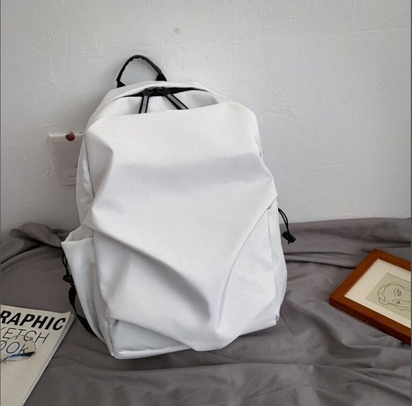 

backpack 2021 student waterproof nylon school bag book badge female fashion bags