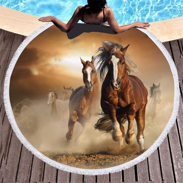 

towel ox elephant grass beach children bathroom outdoor swimming quick drying microfiber circular towels