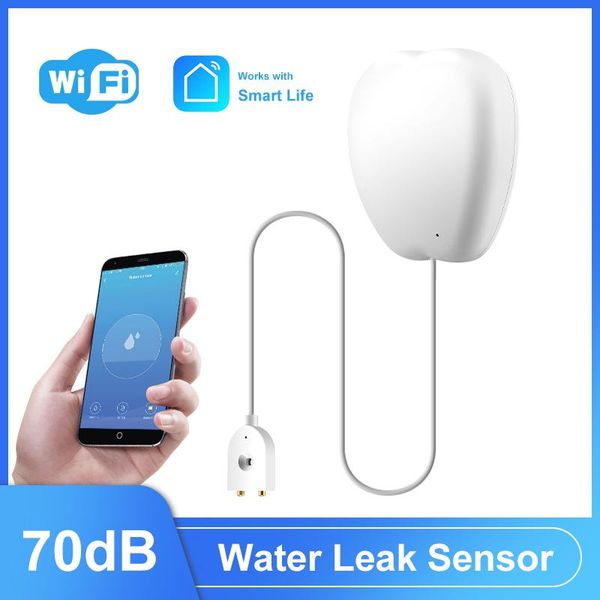

smart home control wifi water leak sensor switch heater electric level alarm