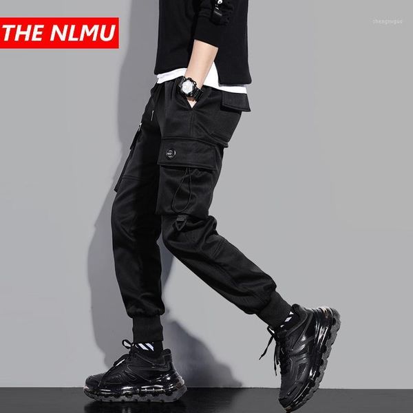 

men elastic waist design harem pant streetwear punk hip hop casual trousers joggers male dancing sweatpants black green wq561 men's pan