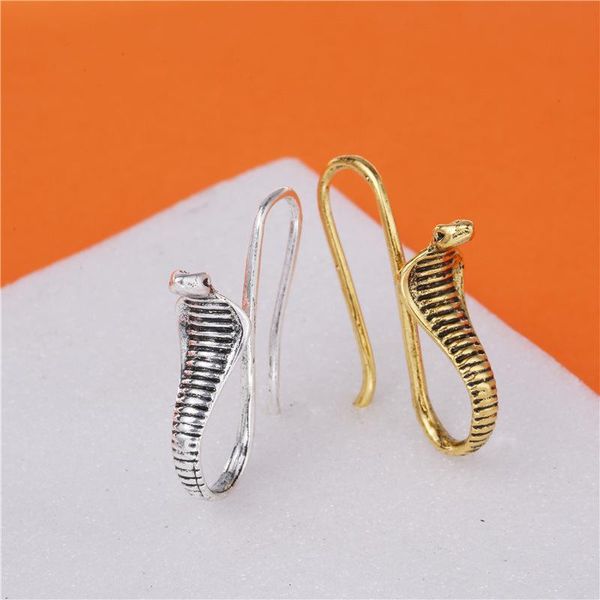 

dangle & chandelier antique color snake earrings for women girls vintage retro classic style animal statement fashion jewelry gifts, Silver