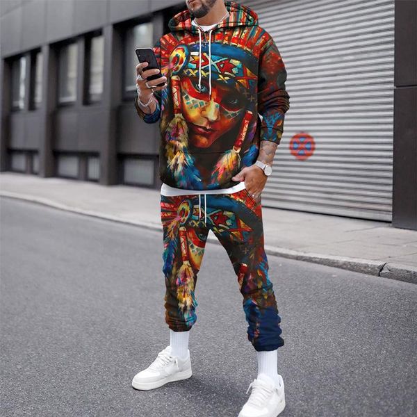 

men's tracksuits 2022 tracksuit men sets sweatsuit sportswear clothes sweatshirts fashion male suit streetwear hoodie+pant winter outfi, Gray