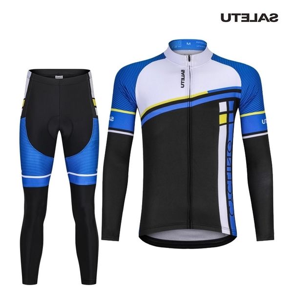 

saletu long sleeve cycling suit spring and summer nfs-365, Black;red