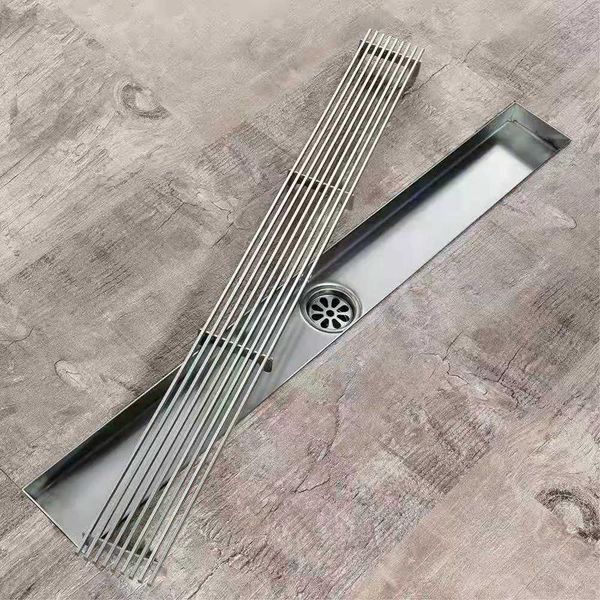 

other bath & toilet supplies sus stainless steel bathroom square rectangle 70/80/90cm anti-odor floor drains shower room 80cm thickened line