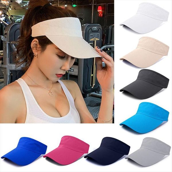 

mens and womens baseball cap sports headband classic sun visor running quick drying summer, Blue;gray