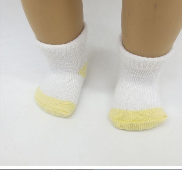 

fashion socks 18 inch american girl doll clothes sell well, Black;white