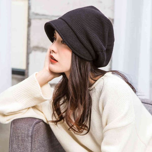 

hat hat autumn and winter fashion wool plush warm hat knitted bailey, Blue;gray