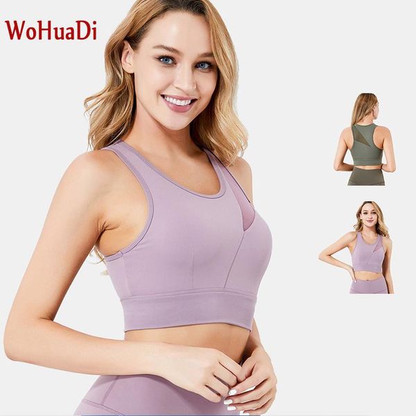 

clothes for women's sportswear sports bra workout fitness wear gym running underwear shockproof vest with chest pad clothing, White;black