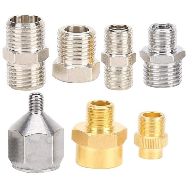 

professional spray guns airbrush adapter, 7-piece adapter kit 1 / 8in 4in bsp connector for compressor hose