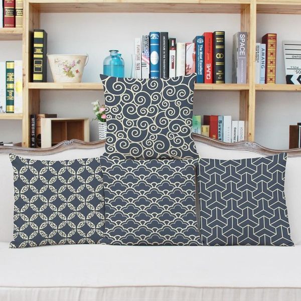 

modern simple pattern linen pillow cushion nap throw pillowcase home decor decore decorative pillows for living room cushion/decorative