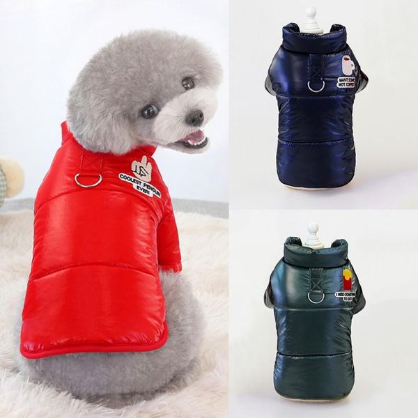 

dog apparel pet cotton-padded clothing autumn and winter clothes warm windproof down thickening jacket for chihuahua
