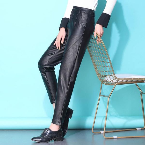 

women's pants & capris fashion high wiast pencil for womencasual black color female exclusive, Black;white