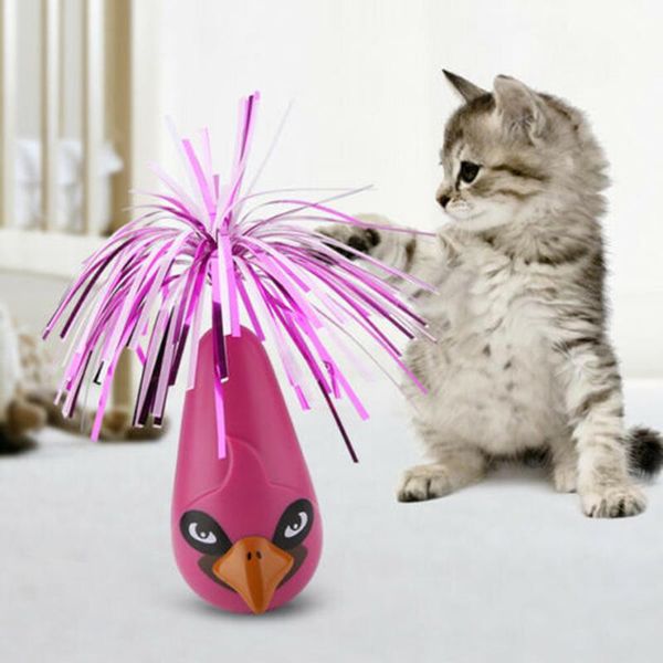 

lovely electric cat toy birds tumbler pawsome buddy teasing pets cats produts lxy9 toys