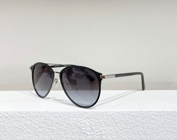 

51w black/gunmetal pilot sunglasses wrap grey gradient sun glasses for men fashion shades uv400 protection eyewear with case, White;black